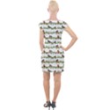 Bullfinches On The Branches Cap Sleeve Bodycon Dress View2