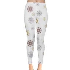 Magic Snowflakes Leggings  by SychEva