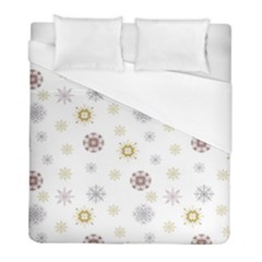 Magic Snowflakes Duvet Cover (full/ Double Size) by SychEva