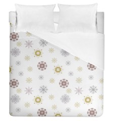 Magic Snowflakes Duvet Cover (queen Size) by SychEva