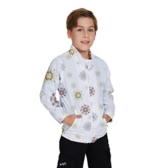 Magic Snowflakes Kids  Windbreaker by SychEva