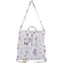 Magic Snowflakes Crossbody Backpack View3