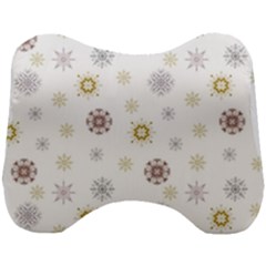 Magic Snowflakes Head Support Cushion by SychEva