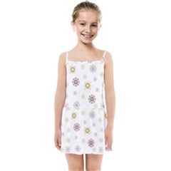 Magic Snowflakes Kids  Summer Sun Dress by SychEva