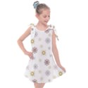 Magic Snowflakes Kids  Tie Up Tunic Dress View1