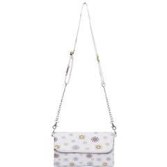 Magic Snowflakes Mini Crossbody Handbag by SychEva