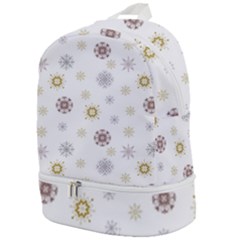 Magic Snowflakes Zip Bottom Backpack by SychEva