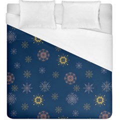 Magic Snowflakes Duvet Cover (king Size) by SychEva