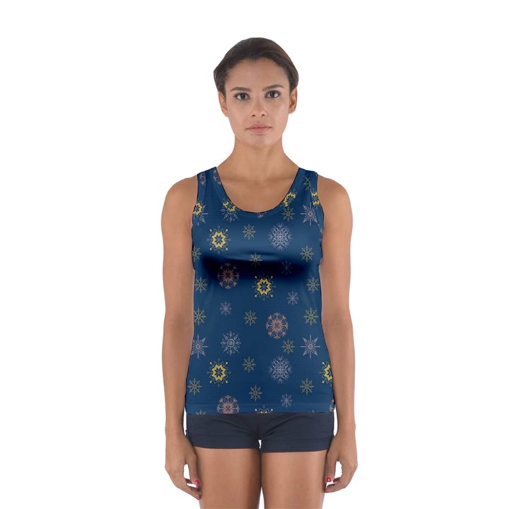 Magic Snowflakes Sport Tank Top 