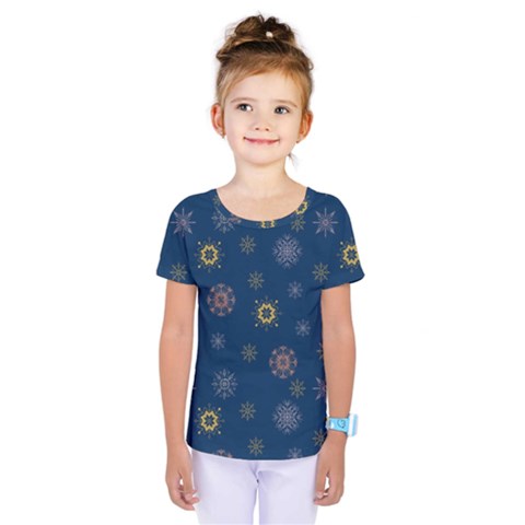 Magic Snowflakes Kids  One Piece Tee by SychEva