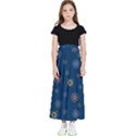 Magic Snowflakes Kids  Flared Maxi Skirt View1