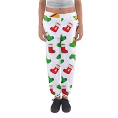 Christmas Socks  Women s Jogger Sweatpants by SychEva