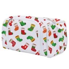 Christmas Socks  Toiletries Pouch by SychEva