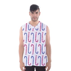 Christmas Candy Men s Basketball Tank Top by SychEva