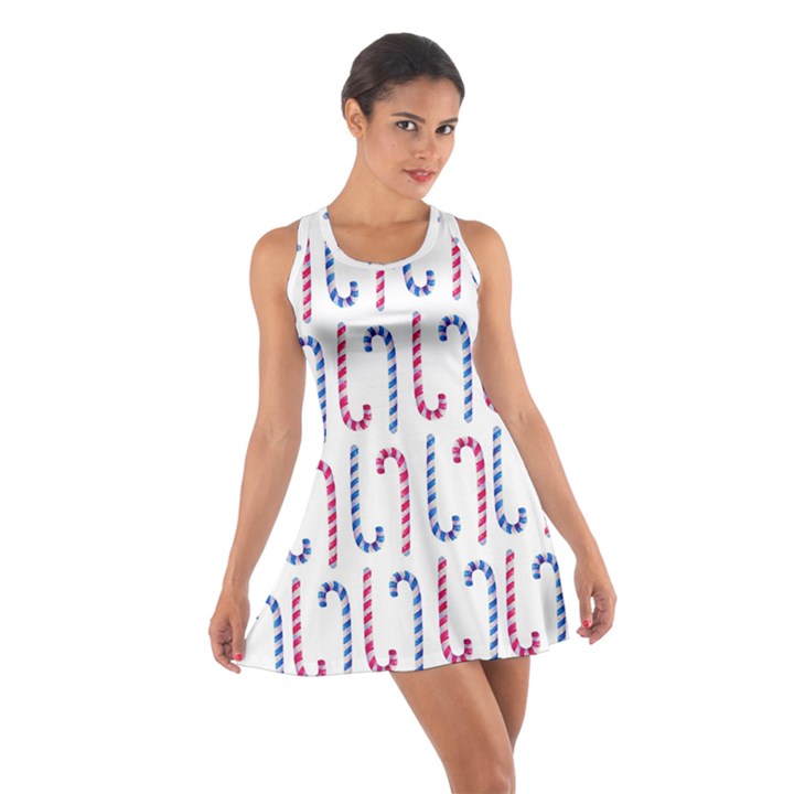 Christmas candy Cotton Racerback Dress