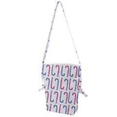 Christmas Candy Folding Shoulder Bag by SychEva