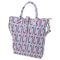 Christmas Candy Buckle Top Tote Bag by SychEva