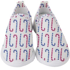 Christmas Candy Kids  Slip On Sneakers by SychEva