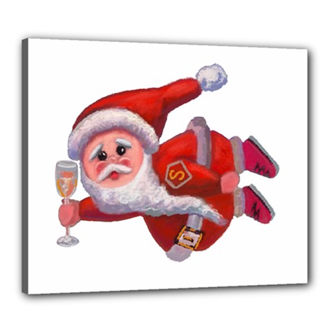 Santa Claus Canvas 24  X 20  (stretched) by SychEva