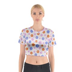 Colorful Balls Cotton Crop Top by SychEva