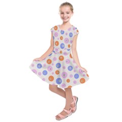 Colorful Balls Kids  Short Sleeve Dress by SychEva