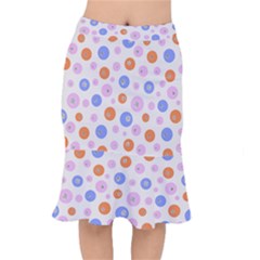 Colorful Balls Short Mermaid Skirt by SychEva