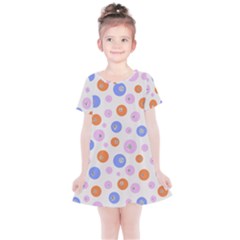 Colorful Balls Kids  Simple Cotton Dress by SychEva