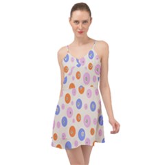 Colorful Balls Summer Time Chiffon Dress by SychEva