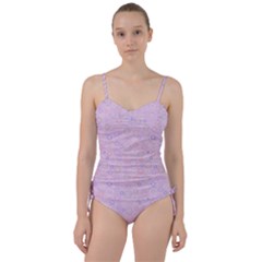 Multicolored Circles On A Pink Background Sweetheart Tankini Set by SychEva