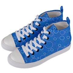 Circles Women s Mid-top Canvas Sneakers by SychEva