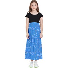 Circles Kids  Flared Maxi Skirt by SychEva