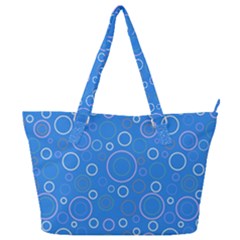 Circles Full Print Shoulder Bag by SychEva