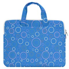 Circles Macbook Pro Double Pocket Laptop Bag (large) by SychEva