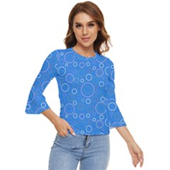 Circles Bell Sleeve Top