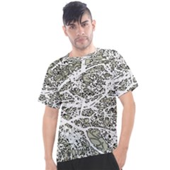 Linear Art Botanic Illustration Men s Sport Top