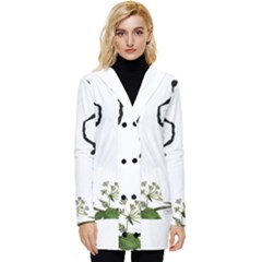 Chirality Button Up Hooded Coat 