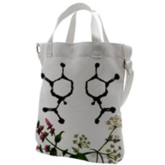 Chirality Canvas Messenger Bag by Limerence