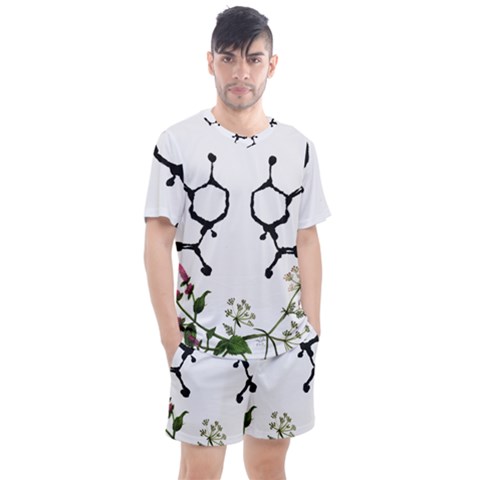 Chirality Men s Mesh Tee And Shorts Set by Limerence