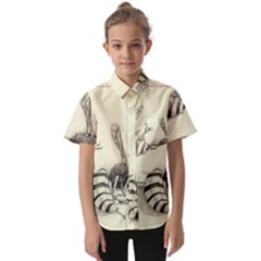 Bees Kids  Short Sleeve Shirt