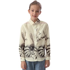 Bees Kids  Long Sleeve Shirt by Limerence