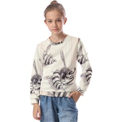 Bees Kids  Long Sleeve Tee With Frill 