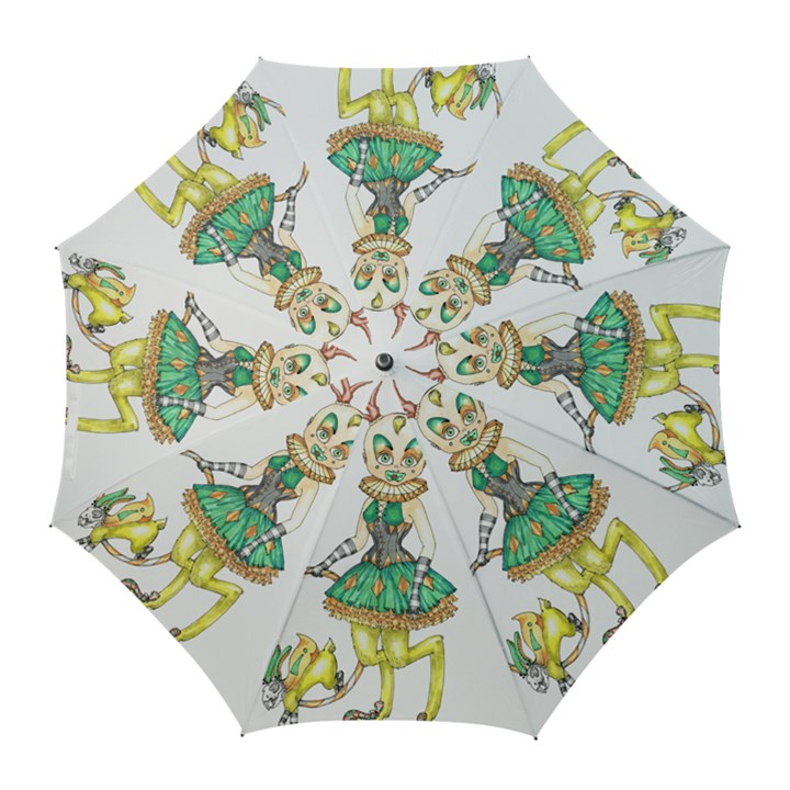 Gold Clown Golf Umbrellas