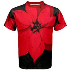 Poinsettia 6078 Men s Cotton Tee by KorokStudios