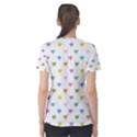 Small Multicolored Hearts Women s Cotton Tee View2