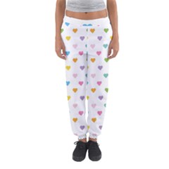 Small Multicolored Hearts Women s Jogger Sweatpants by SychEva