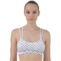 Small Multicolored Hearts Line Them Up Sports Bra View1