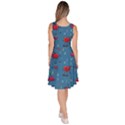 Red Cherries Athletes Knee Length Skater Dress With Pockets View4