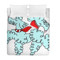 Doodle Poodle  Duvet Cover Double Side (full/ Double Size) by IIPhotographyAndDesigns