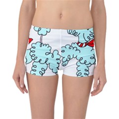 Doodle Poodle  Reversible Boyleg Bikini Bottoms by IIPhotographyAndDesigns