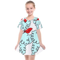 Doodle Poodle  Kids  Smock Dress by IIPhotographyAndDesigns